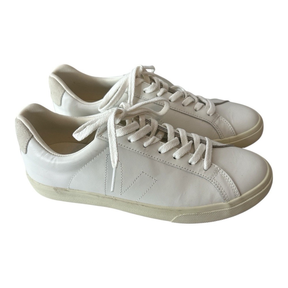 VEJA Esplar Leather Sneakers Womens Size 41 / US 10 White